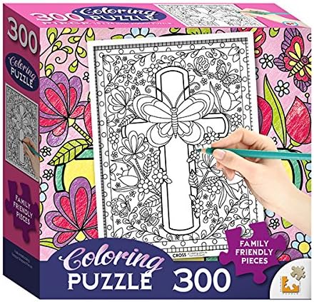 Coloring Puzzle - Cross