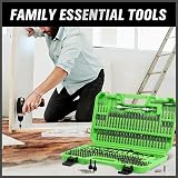 SWANLAKE 232Pcs Ultimate Screwdriver Bit Set CR-V with Ratchet Wrench Case view 8