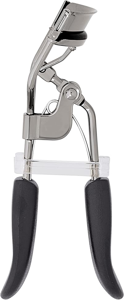 e.l.f. Pro Eyelash Curler Strong Contoured Gunmetal 84067 with Replacement Pad