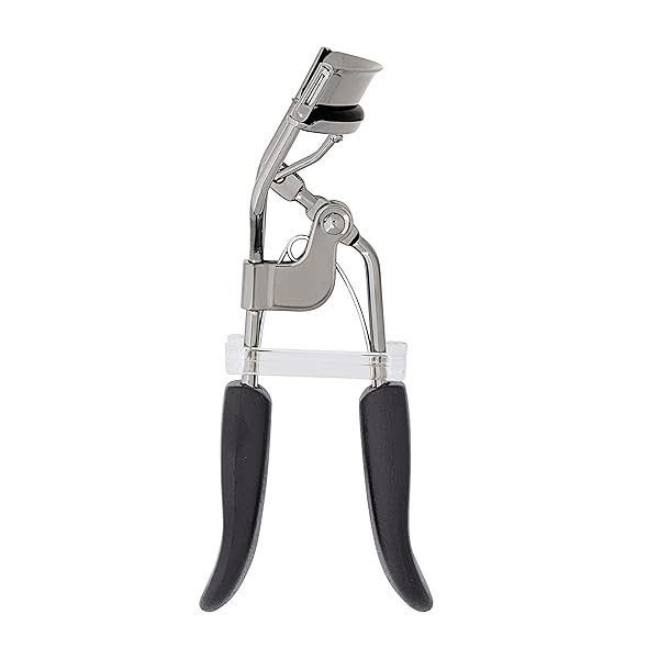 E.L.F. PRO EYELASH CURLER, STRONG, CONTOURED, EYE-OPENING, VOLUMINOUS LASHES, INCLUDES ADDITIONAL RUBBER REPLACEMENT PAD, SILVER