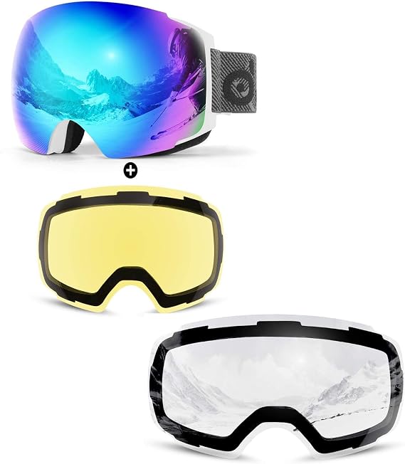 interchangeable lens snow goggles