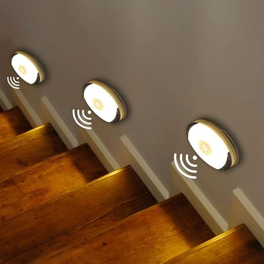 12 piezas LED debajo de la luz del gabinete Sensor de movimiento