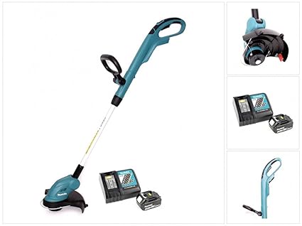 Makita DUR 181 18V Li-Ion Akku Rasentrimmer mit 1x 3 Ah Akku und Ladegerät