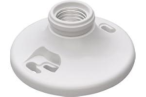 Legrand Pass & Seymour 276WHCC18 660W 250V Medium Base E26 Lampholder, Phenolic, Pull Chain, White (1 Count)