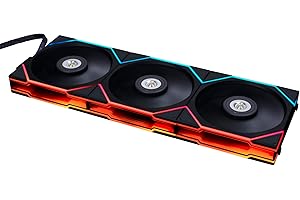 Lian Li UNI Fan TL 120 Reverse Blade/Black/Triple Pack/with Controller - 12RTL3B.US