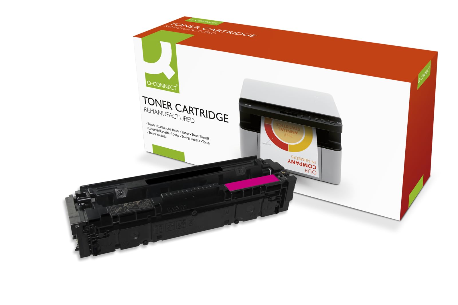 Q-Connect Compatible Solution HP Jet Intelligence CF403A Toner Cartridge Magenta CF403A-COMP