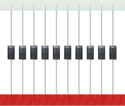 AUKENIEN SF28 Rectifier Diode 2A 600V DO-15 Axial Pack of 100