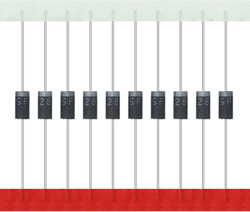 AUKENIEN SF28 Rectifier Diode 2A 600V DO-15 Axial Pack of 100