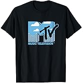 Mademark x MTV - The official MTV Logo with water, clouds and a blue sky T-Shirt