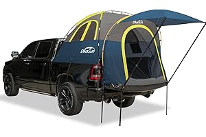 DIKASUN Truck Bed Tent Double Layer Truck Tent for 2 Person Camping and Outdoor with Awning