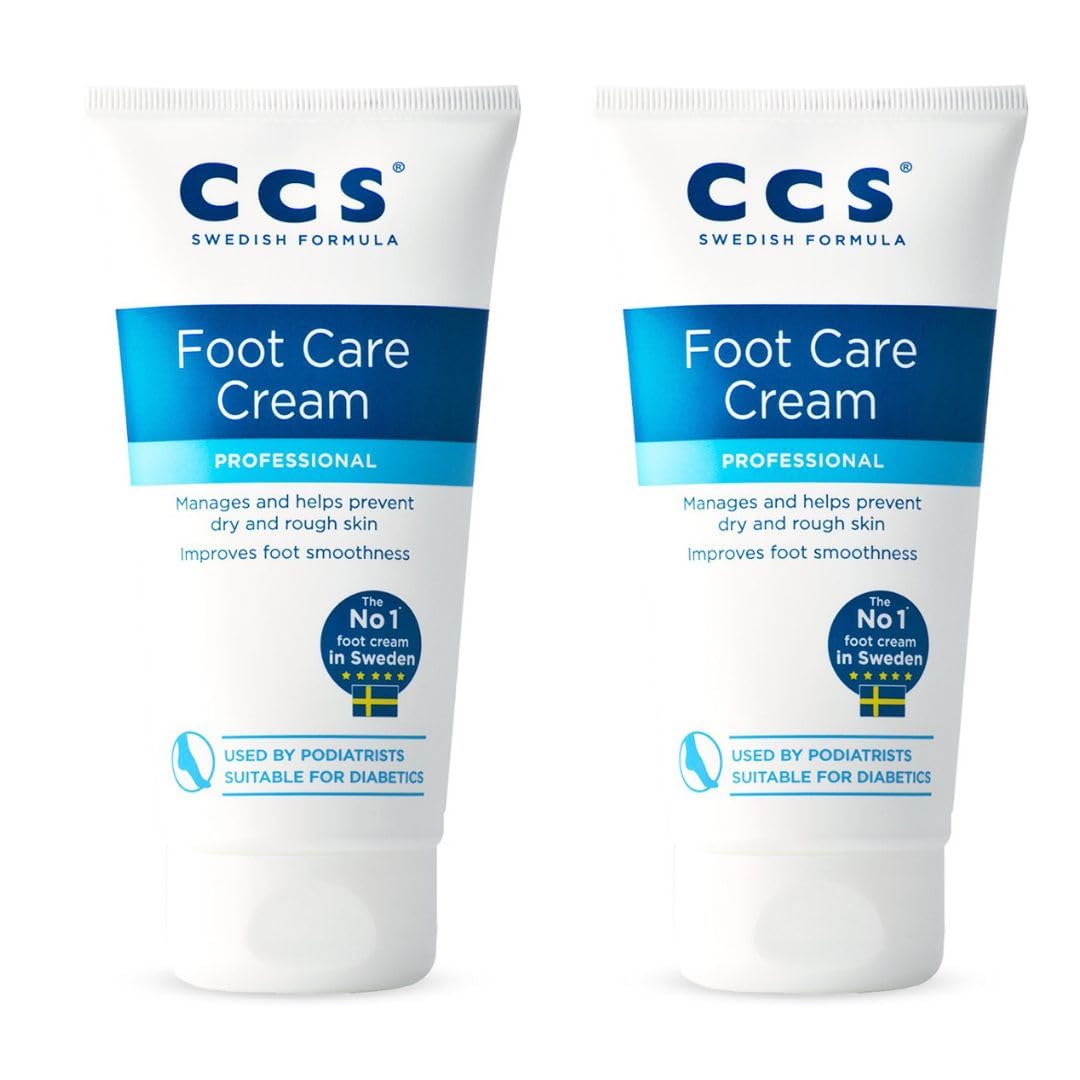 FMHOME CCS Foot Care Cream 175 ML (2 Pack)- Intensive Moisturizing for Dry, Cracked Feet,Moisturise and Soften Hard, Rough Skin.