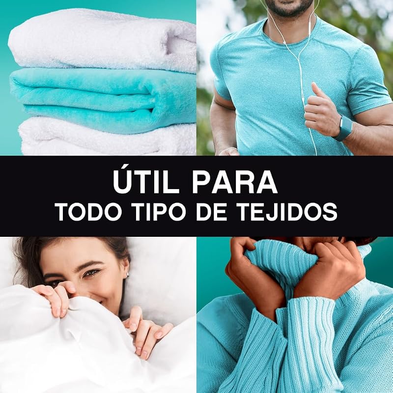 Pérolas de Perfume Unstoppables para Roupa, 61 Lavagens (735g), Amaciante com Fragrância Fresca, Realçador de Frescura