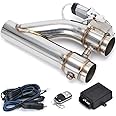 PQY Universal 2.5 Inch Stainless Steel Exhaust Pipe Kit