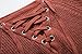 Simplee Apparel Women's Long Sleeve Lace up Knit Pullover Sweater Dress Red,One Size