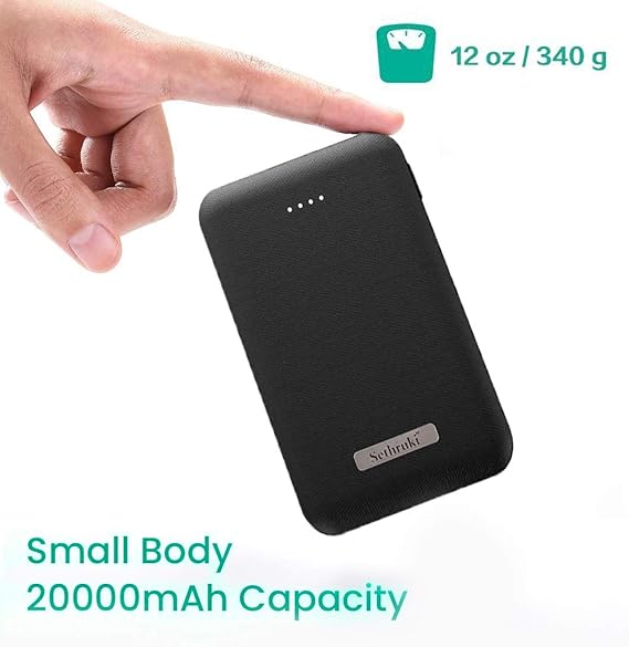 Amazon Com Portable Charger 20000mah Sethruki Smallest Lightest Dual Usb External Battery Ultra Compact Fast Charging Technology Power Bank Compatible For Iphone Samsung Galaxy And More Home Audio Theater