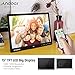 15 inch Digital Photo Frames, Andoer Digital Picture Frame 1280 x 800 HD Resolution 16:9 Wide Picture Screen with Zoom Rotate Music Video Playback Infrared Remote Control