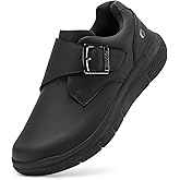 FitVille Extra Wide Walking Shoes for Men Diabetic Swollen Feet Wide Comfortable Casual Dress Shoes for Men with Adjustable Strap