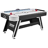VEVOR Air-Powered Hockey Table,72" 84" 89" Indoor Hockey Table for Kids and Adults, Sports Hockey Game with 2 Pucks, 2 Pusher