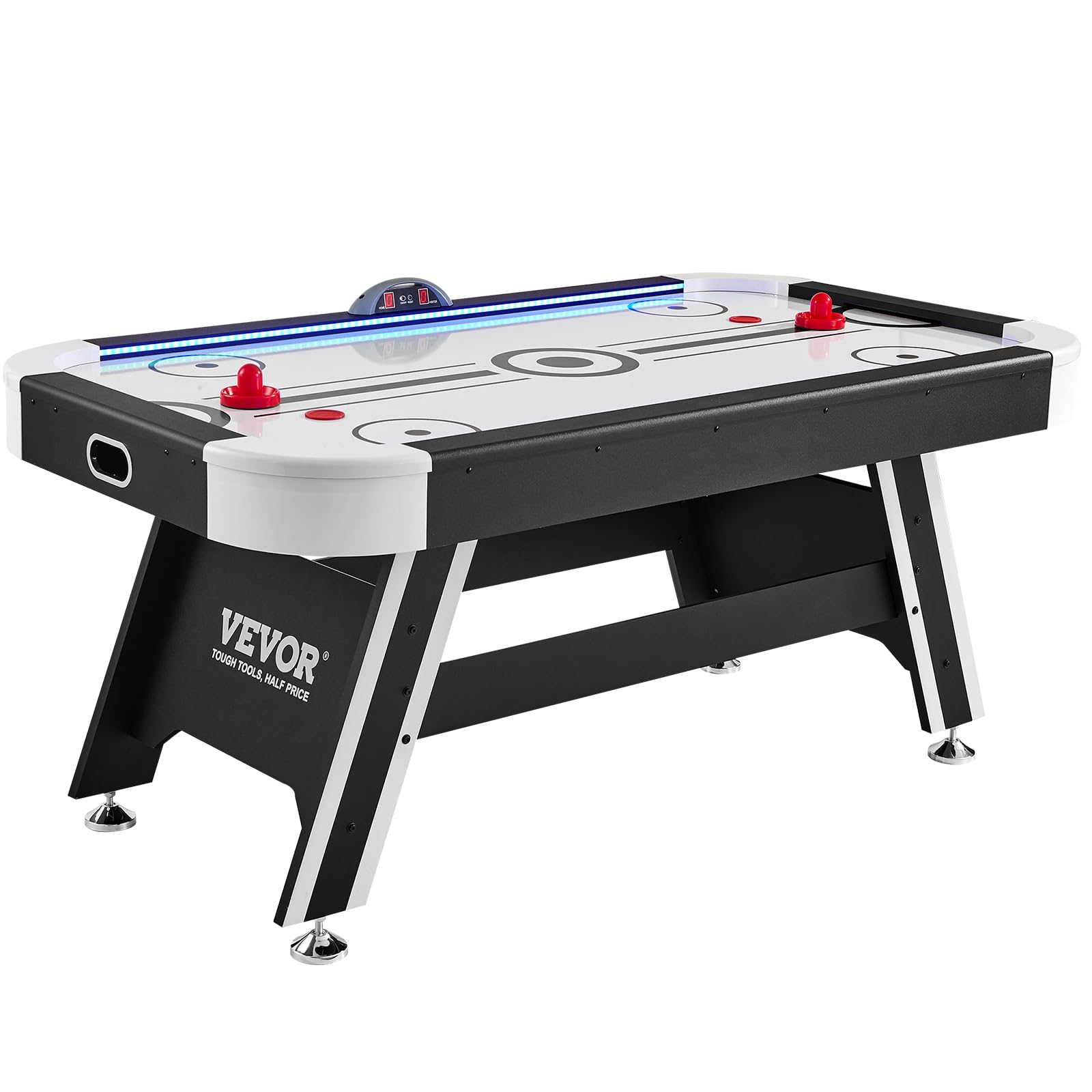 Photo 1 of ***PARTS ONLY TRUCK/TRAILER PICKUP ONLY***
VEVOR Air-Powered Hockey Table, 72" LED Air Hockey Game Set for 4 Players, Black
