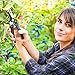 TaoTronics Garden Shears Professional Pruning Shears Kits, Garden Clippers Tree Trimmers Bypass Hand Pruners with Carbon Steel Blades and Safety Lock for Garden and Lawn