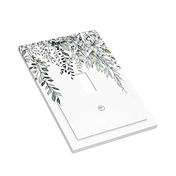 Spshian Decorative Light Switch Cover Plate Rustic