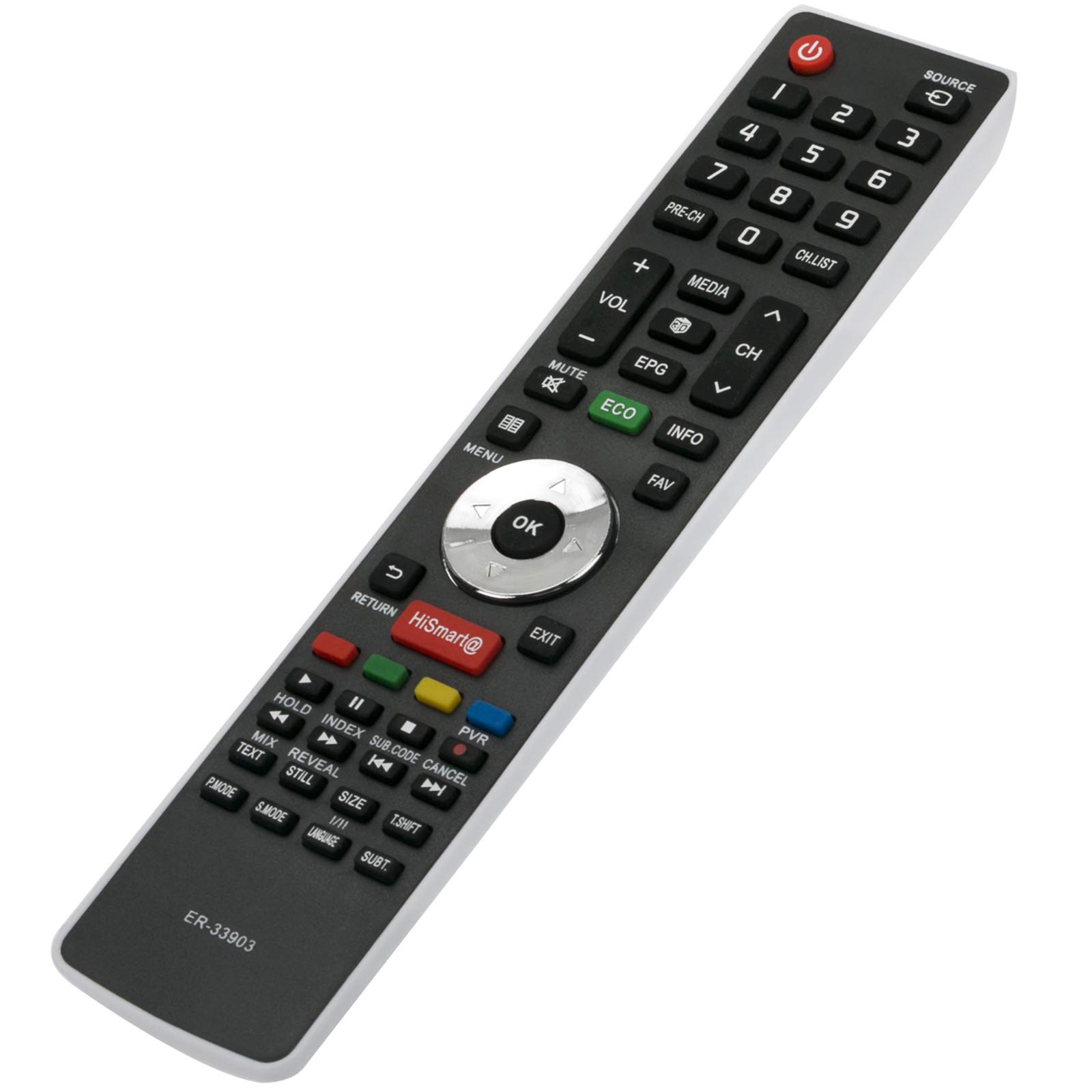 VINABTY ER-33903 ER-33903HS Replacement Remote Fit for Hisense LED backlight TV LHD32K360WSEU LTDN39K360WSGEU LTDN50K360WSGEU