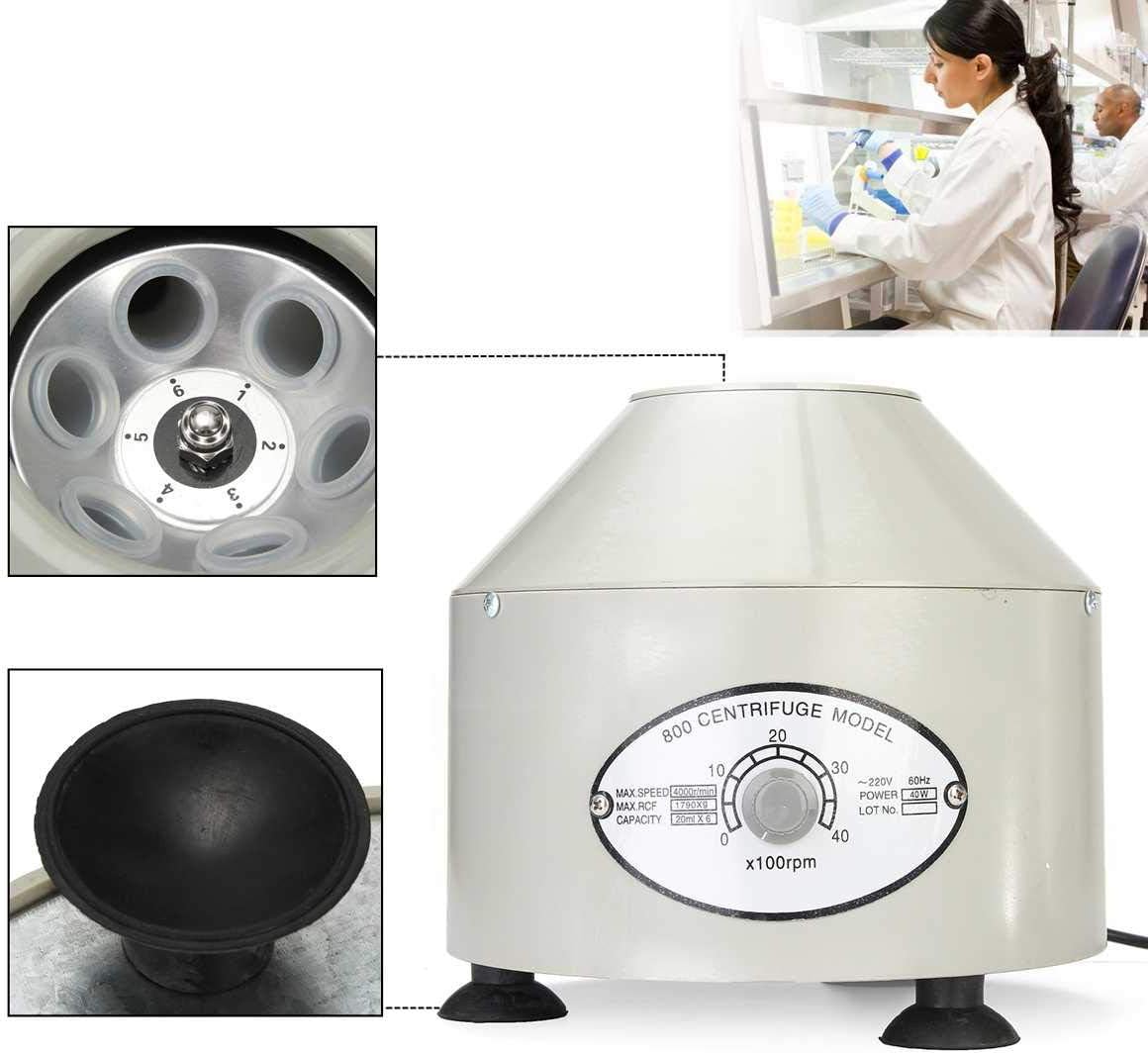 Clicke Mini Centrifuge,Adjustable Speed (0~4000R/Min),Capacity Is 20Ml * 6 Holes (Angular).(220V)