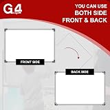 G4GADGET Dry Wipe Magnetic Whiteboard 20x30cm Double Sided with Eraser view 3