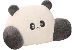 Back Pillow 24x12 Panda-Shaped Headbaord Pillow Cotton Stuffed Reading Cute & Adorable Decorative & Supportative Back for Bed