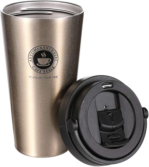 Insulated Coffee Travel Mug,Food Grade Stainless Steel Coffee Flask
