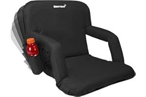 Driftsun Stadium Seats with Back Support, Deluxe Bleacher Chairs with Support Cushion, Padded Seats with Waterproof Chair