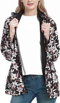 Hooded,The Thin Printed Spring Jacket 