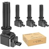 Ignition Coil Pack fit for 2.0T 2.3T Turbo Ford Lincoln (13-19), UF670 | for 2013 2014 2015 2016 2017 2018 2019 Ford Escape, Focus, Fusion, Explorer, Edge Mustang Taurus, Lincoln MKZ MKT MKC, Eco