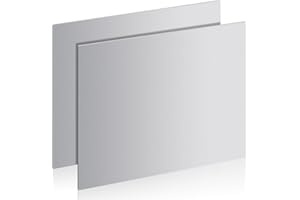 WENHUALI 2 Pcs 16 Gauge Steel Sheets Metal Cold Rolled Steel Plate, 12" x 8" Weldable Metal Sheet for DIY Craft Projects, Ind