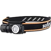 sofirn LED Headlamp Rechargeable, HS10 1100 Lumens Right Angle Flashlight with 90 High CRI LH351D LED, Powerful Lightweight Head Light, IPX8 Waterproof for Adult Camping Hunting Hiking Running