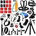 Deyard ZG-634 GoPro Accessories Kit Premium Set for GoPro Hero 5 Session Hero Session Hero 5 Black Hero 4 Sliver Black Fit Xiaomi SJ4000 SJ5000+Action Camera