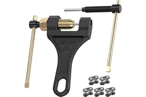 RZEOZU 420-530 Chain Breaker, Motorcycle Chain Breaker Tool with 420 Chain Master Link Compatible with Mini Bike Bicycle Dirt Pit Bike ATV Quad Go Kart #40 41 428 520 530 525 Chain Accessories Parts