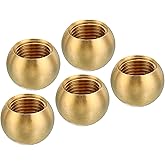 PATIKIL M8x1.25 Acorn Hex Bolt Covers, 25 Pcs Dome Head Carbon Steel Hexagon Decorative Cap Nuts For Home Repair, Industrial Equipment Fasteners, Gold - View #2