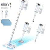 Steam Mop, 10 in 1 Detachable Handheld Steam Cleaner for Home and Floor Cleaning, 230&deg;F Floor Steamer for Deep Cleaning with Multi-purpose Attachments Hardwood Floors, Tile, Grout, Furniture