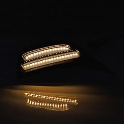 Astra Depot Pair LED Amber Side Marker Light Front