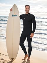 Owntop Mens Wetsuit 3mm Front Zip Full Suit Neoprene Stretch 2mm Necks XL view 7
