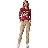 Ivory Ella, Womens, Holiday Shrunken Long Sleeve Tee