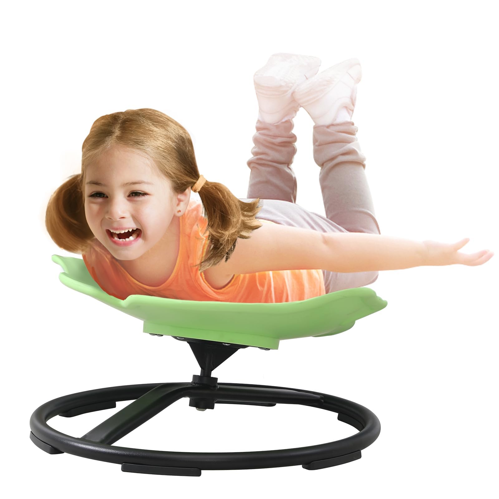 Sensory Spinning Chair for Kids with Autism & ADHD, Swivel Chair for Indoor/Outdoor Use, Sit and Spin Toys, Fish-Shaped Sensory Chairs for Autistic Children, Training Body Coordination (Light Green) Image Sensory Spinning Chair for Kids with Autism & ADHD, Swivel Chair for Indoor/Outdoor Use, Sit and Spin Toys, Fish-Shaped Sensory Chairs for Autistic Children, Training Body Coordination (Light Green) Image