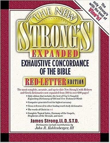 New Strong S Exhaustive Concordance Amazon Co Uk James Strong