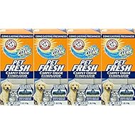 4 Pk, Arm & Hammer Pet Fresh Carpet Odor Eliminator Plus Oxi Clean Dirt Fighters