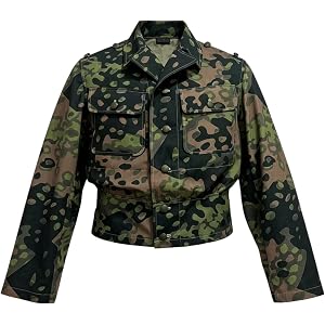 WW2 German Elite Spring overprint plane tree 2/2 camo M44 Field Jacket