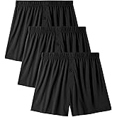 BAMBOO COOL Mens Boxers Durable Comfortable Boxer Shorts for Men Loose Ultra-Soft Men's Underwear (3 or 5 Pack)