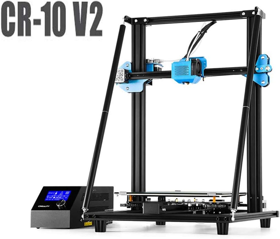 CR-10 V2 Version 3D Printer Installed with Silent Motherboard, Meanwell Power Supply, All-Metal Extruding Unit with Filament Feeding Sensor, Resume Printing Size 300 * 300 * 400mm