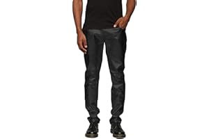 COOFANDY Men's Metallic Shiny Pants Night Club Pants 70s 80s 90s Disco Pant Party Dance Straight Leg Trousers