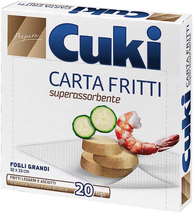 Cuki Paper – Fried, Super Absorbent, 32 x 33 cm – 20 sheets